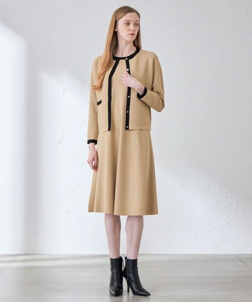 MACKINTOSH LONDON / マッキントッシュ ロンドン その他アウター | レーヨンストレッチバイカラーニットジャケット | 詳細2