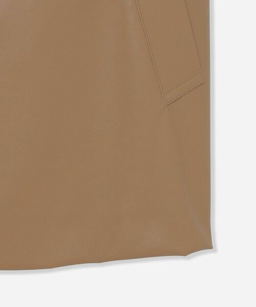 MACKINTOSH LONDON / マッキントッシュ ロンドン  ノーカラージャケット | フェイクレザーニットコンビジレ | 詳細4