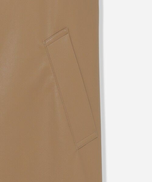 MACKINTOSH LONDON / マッキントッシュ ロンドン  ノーカラージャケット | フェイクレザーニットコンビジレ | 詳細5