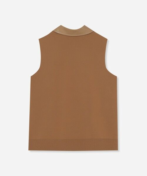 MACKINTOSH LONDON / マッキントッシュ ロンドン  ノーカラージャケット | フェイクレザーニットコンビジレ | 詳細1