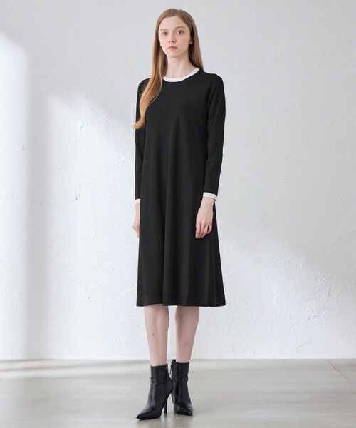 MACKINTOSH LONDON / マッキントッシュ ロンドン ロング・マキシ丈ワンピース | レーヨンストレッチニットワンピース | 詳細1