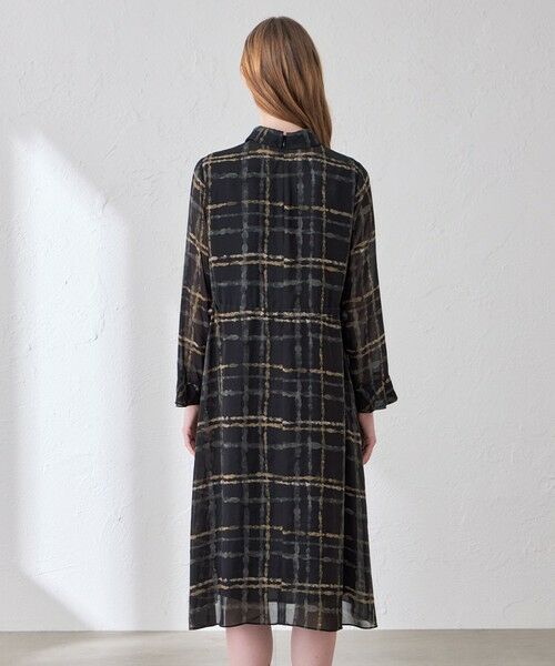 MACKINTOSH LONDON / マッキントッシュ ロンドン  ロング・マキシ丈ワンピース | チェックプリントワンピース | 詳細4