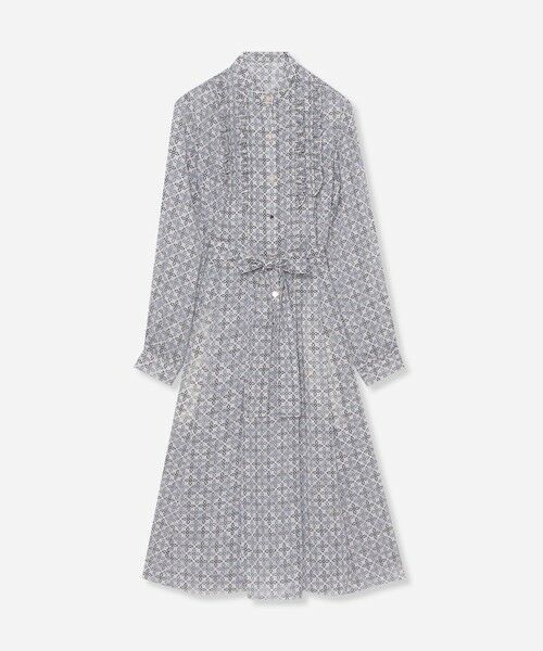 MACKINTOSH LONDON / マッキントッシュ ロンドン ロング・マキシ丈ワンピース | 【ANDREW/アンドリュー】バイカラーアンドリュープリントワンピース | 詳細12