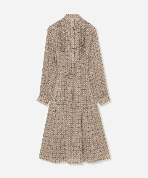 MACKINTOSH LONDON / マッキントッシュ ロンドン ロング・マキシ丈ワンピース | 【ANDREW/アンドリュー】バイカラーアンドリュープリントワンピース | 詳細13