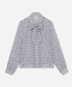 MACKINTOSH LONDON / マッキントッシュ ロンドン  シャツ・ブラウス | 【ANDREW/アンドリュー】バイカラーアンドリュープリントブラウス