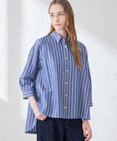 MACKINTOSH LONDON / マッキントッシュ ロンドン  シャツ・ブラウス | コットンタイプライターストライプシャツ