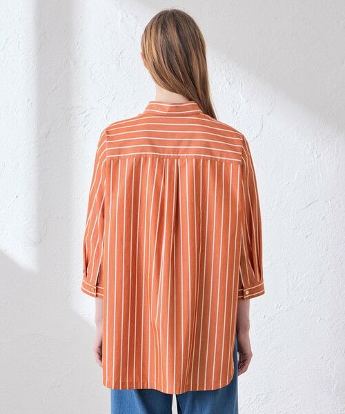 MACKINTOSH LONDON / マッキントッシュ ロンドン  シャツ・ブラウス | コットンタイプライターストライプシャツ | 詳細5
