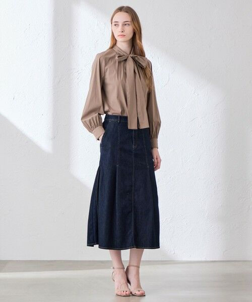 MACKINTOSH LONDON / マッキントッシュ ロンドン  シャツ・ブラウス | コットンナイロンストレッチボウタイブラウス | 詳細3