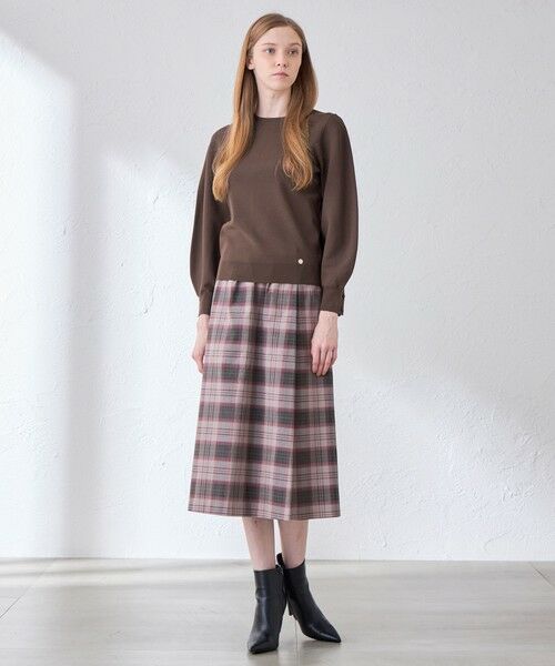 MACKINTOSH LONDON / マッキントッシュ ロンドン  ニット・セーター | レーヨンストレッチパフスリーブニット | 詳細3