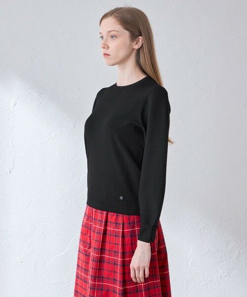 MACKINTOSH LONDON / マッキントッシュ ロンドン  ニット・セーター | レーヨンストレッチパフスリーブニット | 詳細5