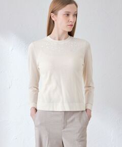 MACKINTOSH LONDON / マッキントッシュ ロンドン  ニット・セーター | スパンコールニットプルオーバー