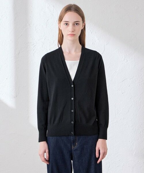MACKINTOSH LONDON / マッキントッシュ ロンドン  ニット・セーター | 【WEB・一部店舗限定】リアプレーンニットカーディガン | 詳細5
