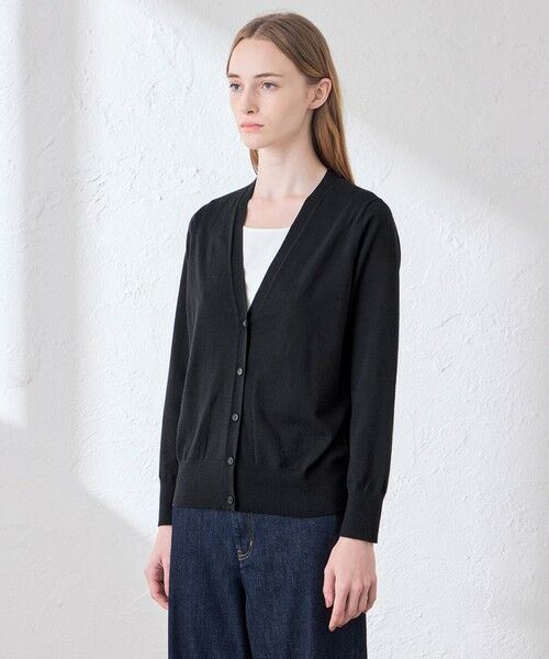MACKINTOSH LONDON / マッキントッシュ ロンドン  ニット・セーター | 【WEB・一部店舗限定】リアプレーンニットカーディガン | 詳細6