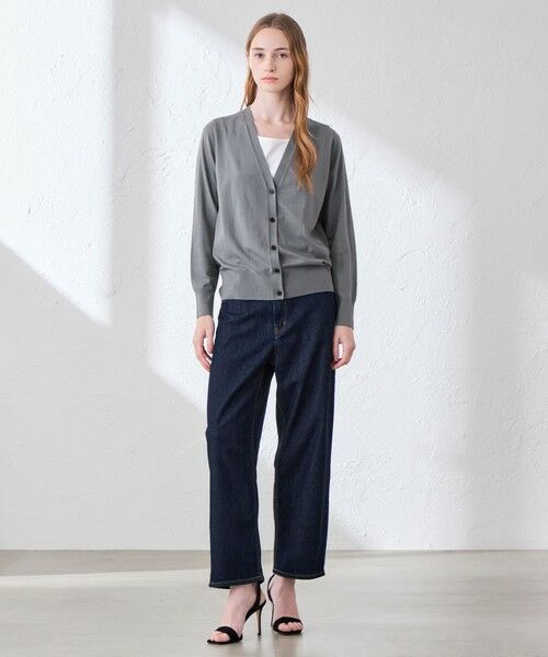 MACKINTOSH LONDON / マッキントッシュ ロンドン  ニット・セーター | 【WEB・一部店舗限定】リアプレーンニットカーディガン | 詳細1