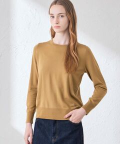 MACKINTOSH LONDON / マッキントッシュ ロンドン  ニット・セーター | 【WEB・一部店舗限定】リアプレーンニットクルーネックプルオーバー