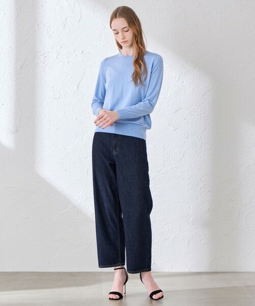 MACKINTOSH LONDON / マッキントッシュ ロンドン  ニット・セーター | 【WEB・一部店舗限定】リアプレーンニットクルーネックプルオーバー | 詳細3