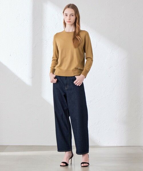 MACKINTOSH LONDON / マッキントッシュ ロンドン  ニット・セーター | 【WEB・一部店舗限定】リアプレーンニットクルーネックプルオーバー | 詳細5