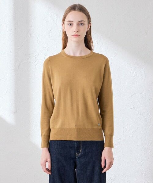 MACKINTOSH LONDON / マッキントッシュ ロンドン  ニット・セーター | 【WEB・一部店舗限定】リアプレーンニットクルーネックプルオーバー | 詳細6
