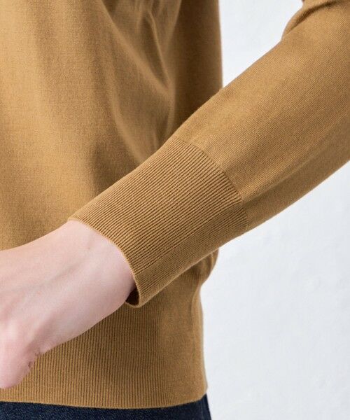 MACKINTOSH LONDON / マッキントッシュ ロンドン  ニット・セーター | 【WEB・一部店舗限定】リアプレーンニットクルーネックプルオーバー | 詳細9
