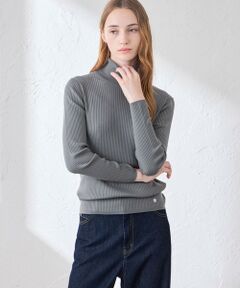 MACKINTOSH LONDON / マッキントッシュ ロンドン  ニット・セーター | 【WEB・一部店舗限定】リアリブニットタートルネックプルオーバー
