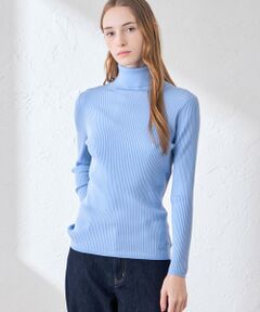 MACKINTOSH LONDON / マッキントッシュ ロンドン  ニット・セーター | 【WEB・一部店舗限定】リアリブニットタートルネックプルオーバー