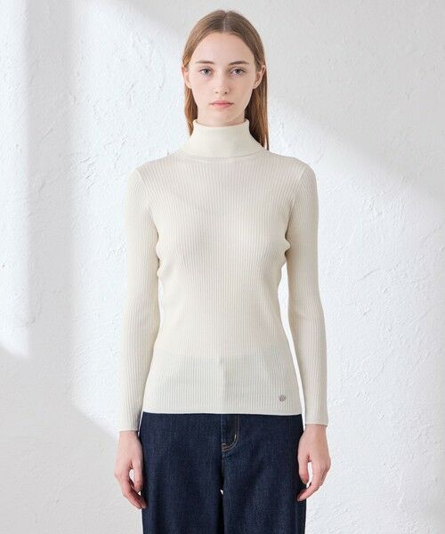 MACKINTOSH LONDON / マッキントッシュ ロンドン  ニット・セーター | 【WEB・一部店舗限定】リアリブニットタートルネックプルオーバー | 詳細6