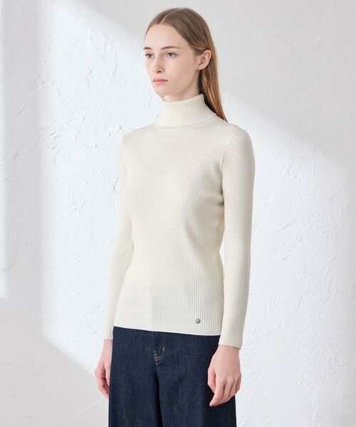 MACKINTOSH LONDON / マッキントッシュ ロンドン  ニット・セーター | 【WEB・一部店舗限定】リアリブニットタートルネックプルオーバー | 詳細7