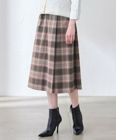 MACKINTOSH LONDON / マッキントッシュ ロンドン  ロング・マキシ丈スカート | コットンチェックタックスカート