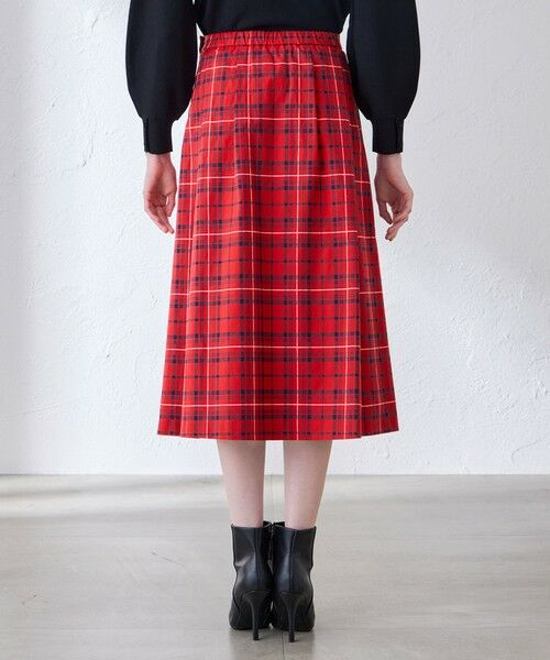 MACKINTOSH LONDON / マッキントッシュ ロンドン  ロング・マキシ丈スカート | コットンチェックタックスカート | 詳細5