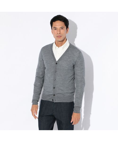 セール 16ゲージ天竺 カーディガン カーディガン ボレロ Mackintosh London Mens マッキントッシュ ロンドン メンズ ファッション通販 タカシマヤファッションスクエア