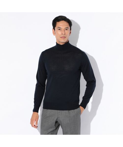 セール 16ゲージ天竺 タートルネックニット ニット セーター