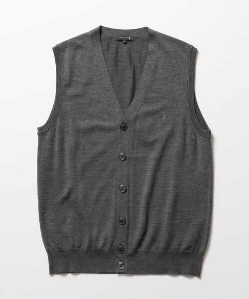 セール 14ゲージ天竺 前開きベスト その他トップス Mackintosh London Mens マッキントッシュ ロンドン メンズ ファッション通販 タカシマヤファッションスクエア