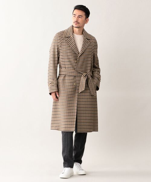 セール ウールクラブチェックオーバーサイズベルテッドコート その他アウター Mackintosh London Mens マッキントッシュ ロンドン メンズ ファッション通販 タカシマヤファッションスクエア