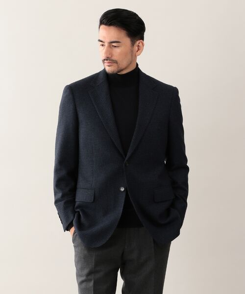 MACKINTOSH LONDON(MENS) / マッキントッシュ ロンドン 　メンズ その他アウター | 【OX BRIDGE】カシミヤ混ハウンドトゥースジャケット | 詳細4