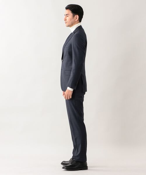 MACKINTOSH LONDON(MENS) / マッキントッシュ ロンドン 　メンズ セットアップ | 【NEW BRIDGE】 ネイビーグレンチェックスーツ | 詳細2