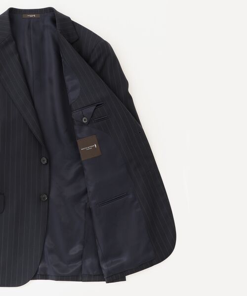 MACKINTOSH LONDON(MENS) / マッキントッシュ ロンドン 　メンズ セットアップ | 【OX BRIDGE】 Loro Pianaカラードストライプスーツ | 詳細7