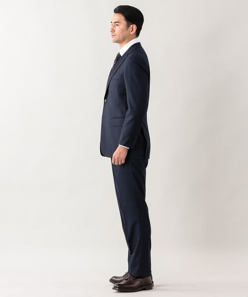 MACKINTOSH LONDON(MENS) / マッキントッシュ ロンドン 　メンズ セットアップ | 【OX BRIDGE】 Loro Piana soft touchストライプスーツ | 詳細2