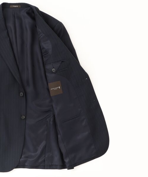 MACKINTOSH LONDON(MENS) / マッキントッシュ ロンドン 　メンズ セットアップ | 【OX BRIDGE】 CANONICOカラードストライプスーツ | 詳細7