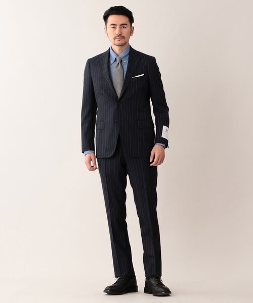 MACKINTOSH LONDON(MENS) / マッキントッシュ ロンドン 　メンズ セットアップ | 【NEW BRIDGE】【FOX BROTHERS】チョークストライプスーツ | 詳細2