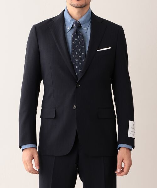 MACKINTOSH LONDON(MENS) / マッキントッシュ ロンドン 　メンズ セットアップ | 【NEW BRIDGE】DORMEUIL TONIK WOOLシャドウストライプスーツ | 詳細5