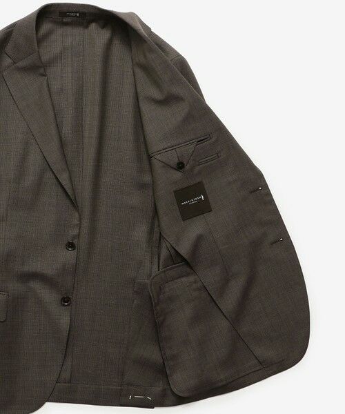 MACKINTOSH LONDON(MENS) / マッキントッシュ ロンドン 　メンズ テーラードジャケット | 【NEW BRIDGE】【WEATHER WORSTED WOOL】【REDA】カラミ無地ジャケット | 詳細9