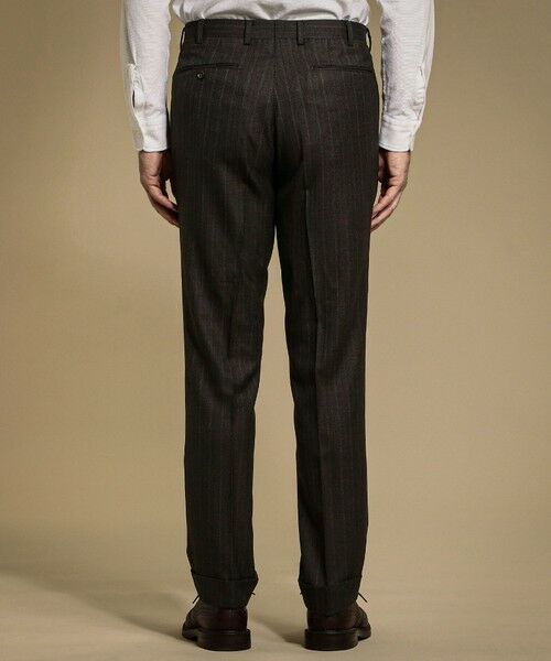 MACKINTOSH LONDON(MENS) / マッキントッシュ ロンドン 　メンズ セットアップ | 【CERRUTI/チェルッティ】【NEW BRIDGE】ブラウンドビーストライプスーツ | 詳細10