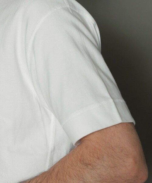 MACKINTOSH LONDON(MENS) / マッキントッシュ ロンドン 　メンズ Tシャツ | 【Healthknit】コラボヘンリーネックTシャツ | 詳細5