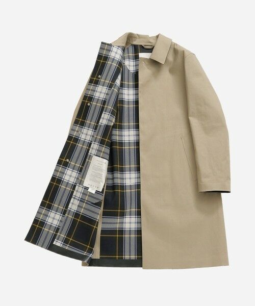 MACKINTOSH LONDON(MENS) / マッキントッシュ ロンドン 　メンズ ステンカラーコート | 【MACKINTOSH】【DUNKELD】別注ゴム引き ステンカラーコート | 詳細10