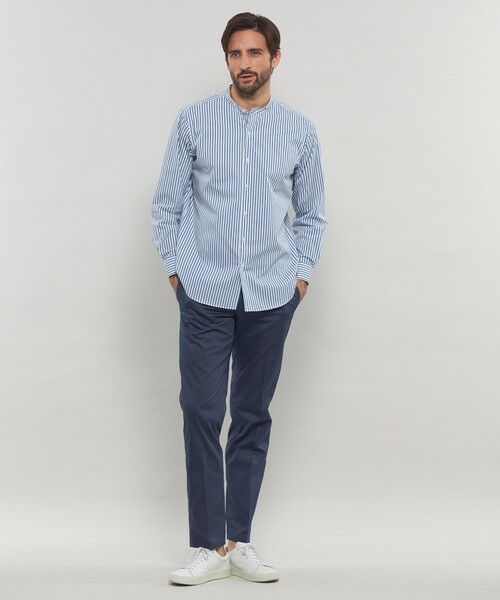 Mackintosh London シャツ L 未使用 ブルーストライプ Mackintosh London シャツ L 未使用 ブルーストライプ - メルカリ