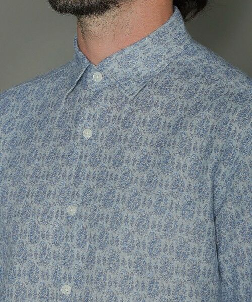 MACKINTOSH LONDON(MENS) / マッキントッシュ ロンドン 　メンズ シャツ・ブラウス | レギュラーカラー半袖フラワープリントシャツ | 詳細9