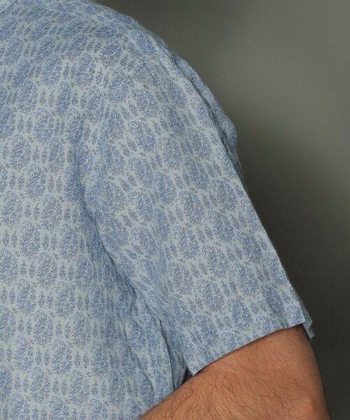 MACKINTOSH LONDON(MENS) / マッキントッシュ ロンドン 　メンズ シャツ・ブラウス | レギュラーカラー半袖フラワープリントシャツ | 詳細10