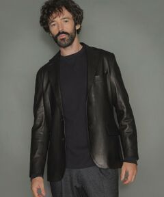 【Weatherproofed Leather】シングルジャケット