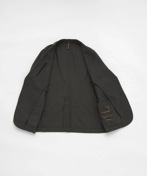 MACKINTOSH LONDON(MENS) / マッキントッシュ ロンドン 　メンズ ノーカラージャケット | 【Breasy Jacket】セットアップグレーツイルジャケット | 詳細13