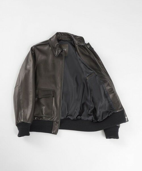 MACKINTOSH LONDON(MENS) / マッキントッシュ ロンドン 　メンズ ブルゾン | 【Weatherproofed Leather】A-2ブルゾン | 詳細13